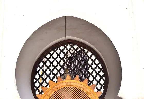 Historical depiction associated with Fatima al-Fihri and the founding of al-Qarawiyyin in Fez, Morocco